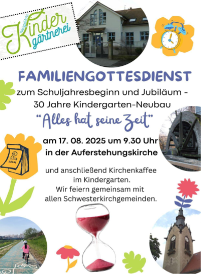 Flyer zum Familiengottesdienst 2025